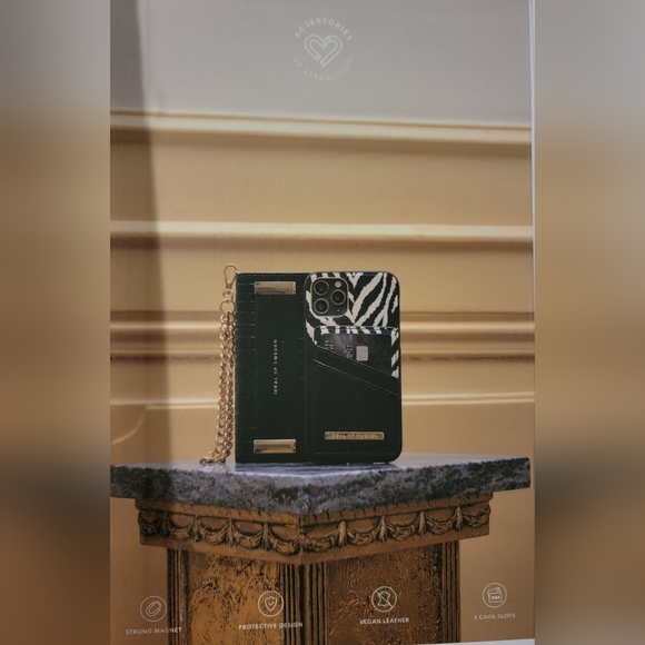 NEW Ideal of Sweden Neo Noir Croc Studio Clutch for Galaxy S21 Ultra - Picture 11 of 12